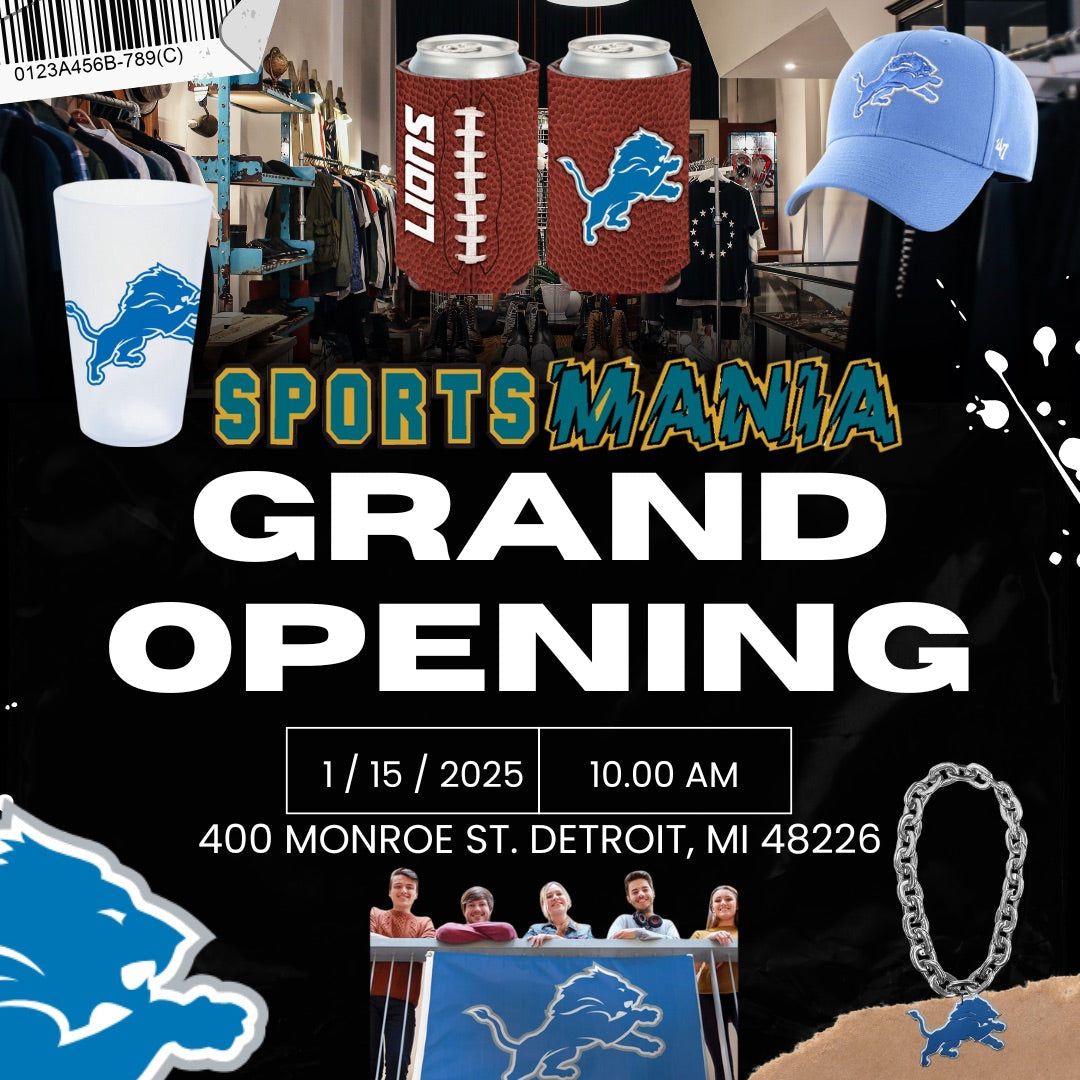 Roar Back to Greektown: Sports Mania Reopens for the Lions' Playoff Run! 400 Monroe St, Detroit, MI 48226