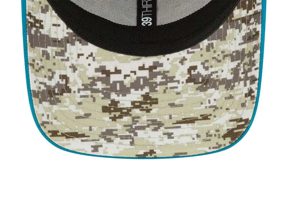 Jacksonville Jaguars New Era 39Thirty 2022 Salute To Service Flex Fit Hat