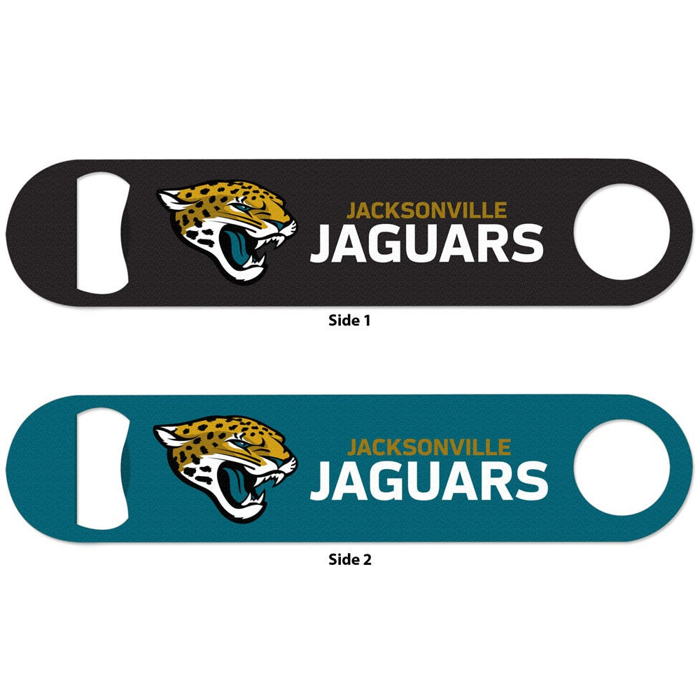 NFL Jacksonville Jaguars WinCraft Metal Bottle Opener 2 Sided