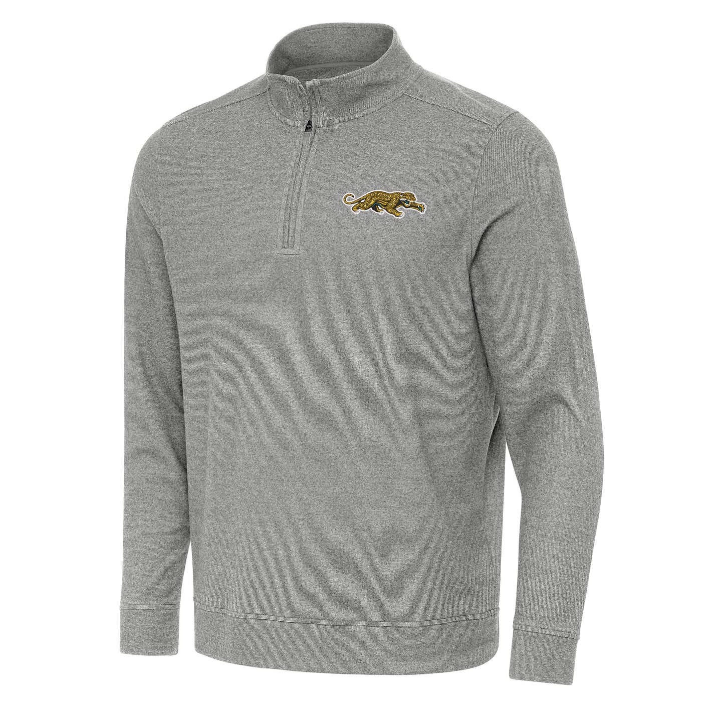 Jacksonville Jaguars Subtle Quarter Zip Mock Prowler Logo