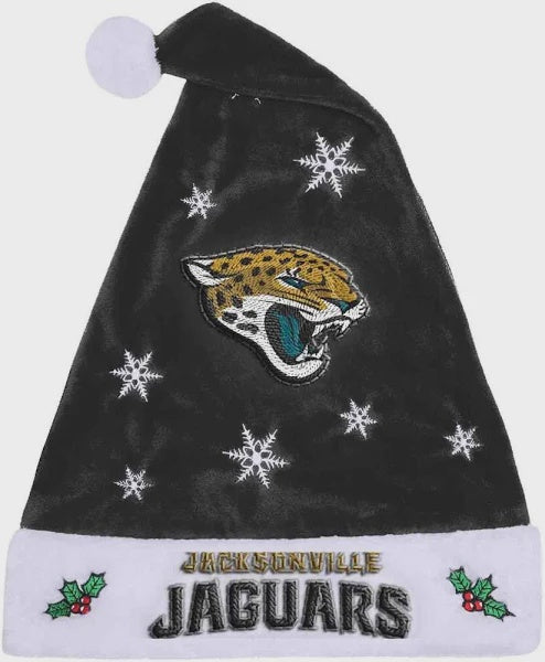 JACKSONVILLE JAGUARS BASIC SANTA HAT - officially licensed fan gear