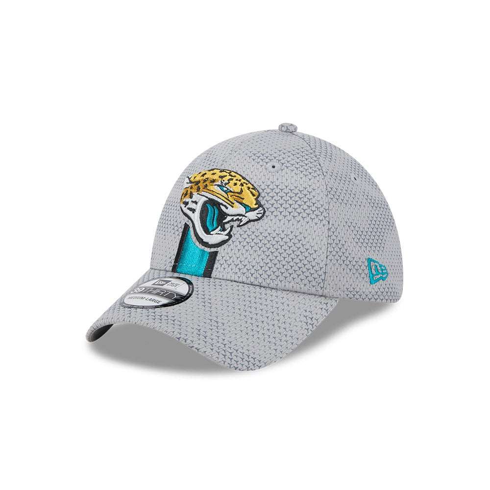 Jacksonville Jaguars New Era 2024 gray 9Forty adjustable sideline hat