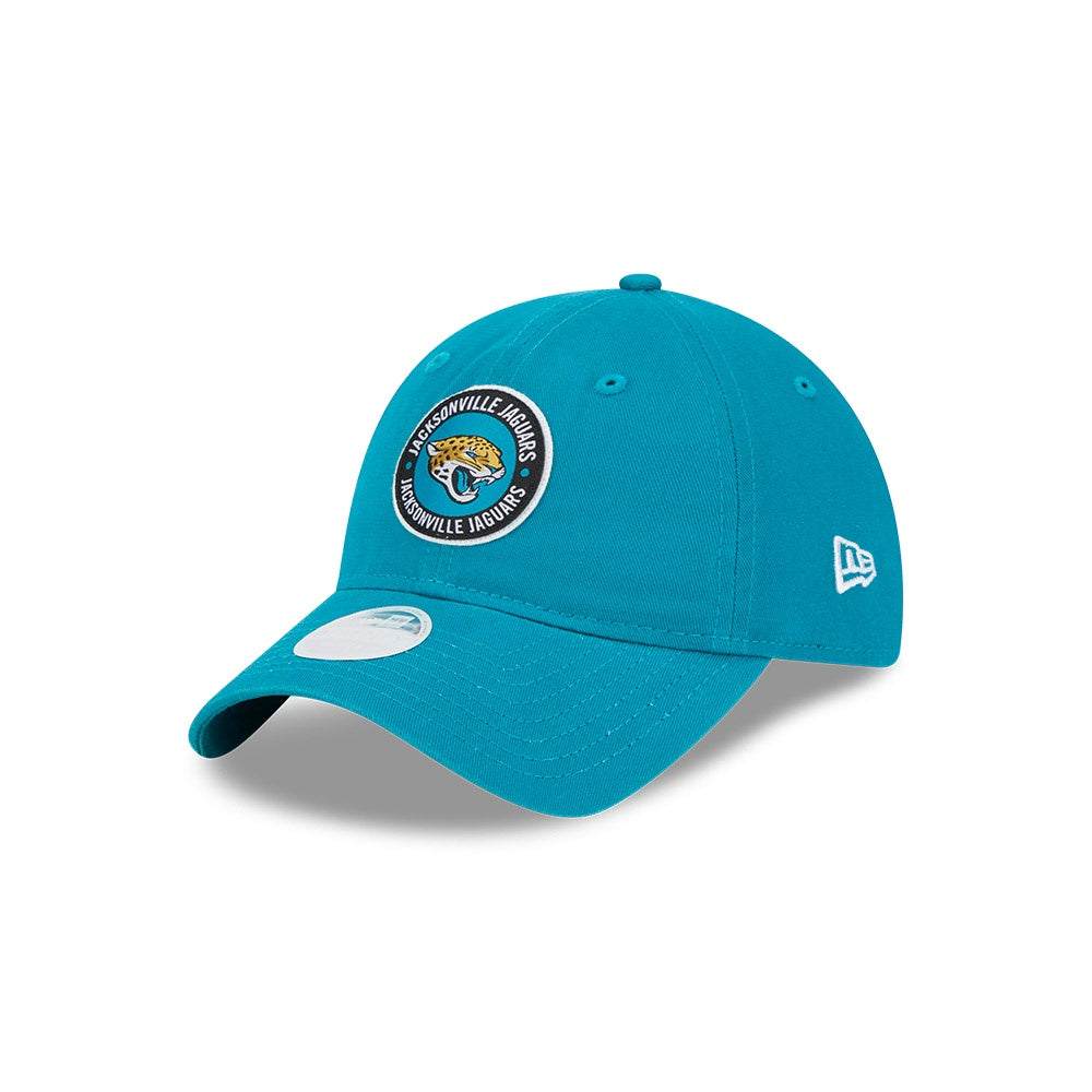 Jacksonville Jaguars women's adjustable teal 9Twenty sideline hat by New Era