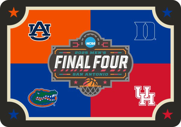 NCAA 2025 Men's Final Four Multi-Team Design Vinyl decal