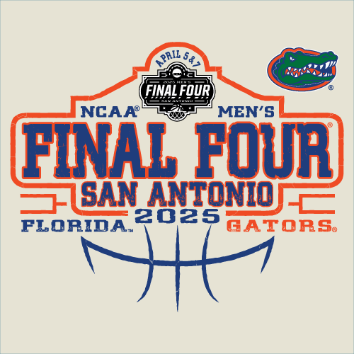 2025 NCAA Mens Final Four Florida Gators Empty Lot T-Shirt