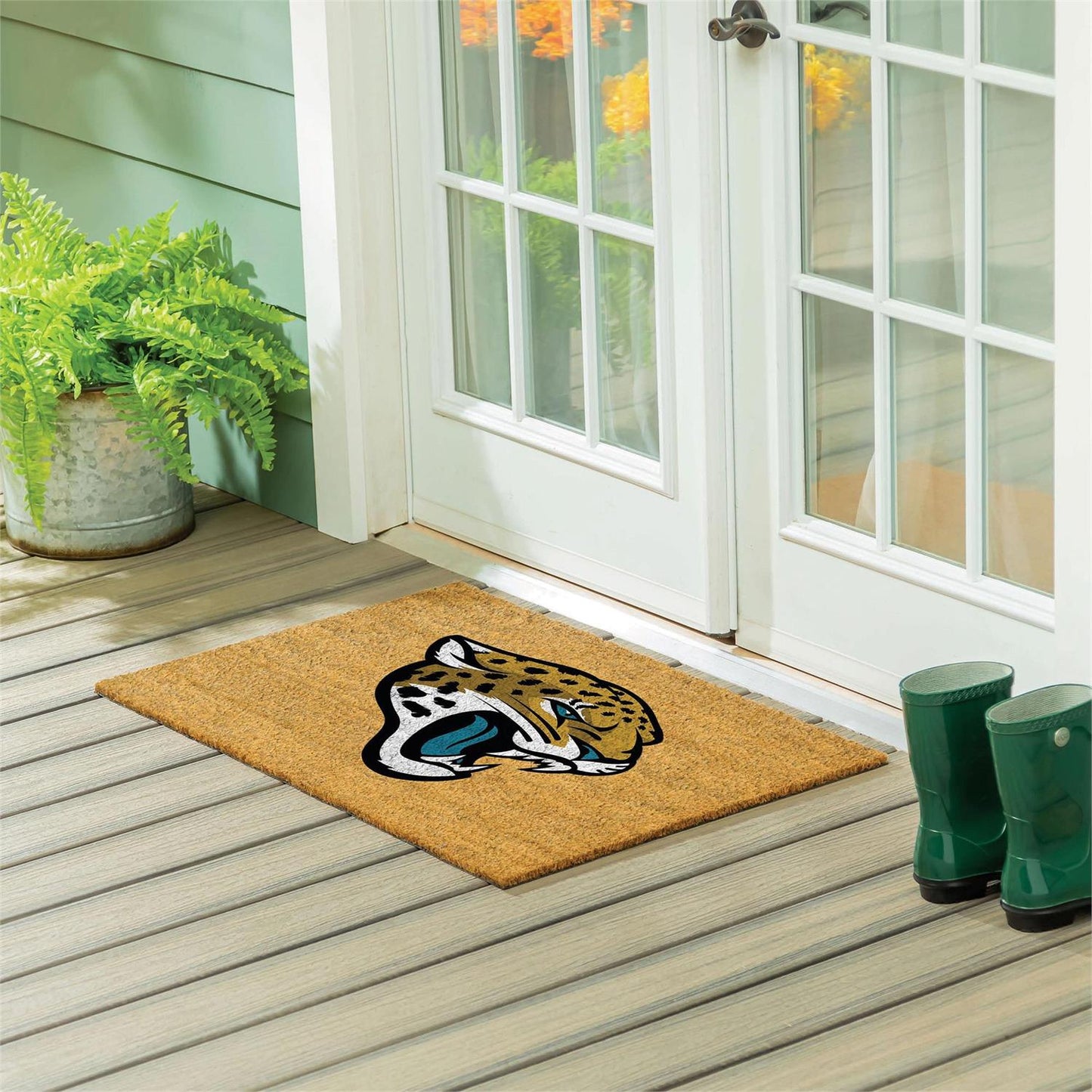 Jacksonville Jaguars Large Full Color Coir Mat, 36"x24"