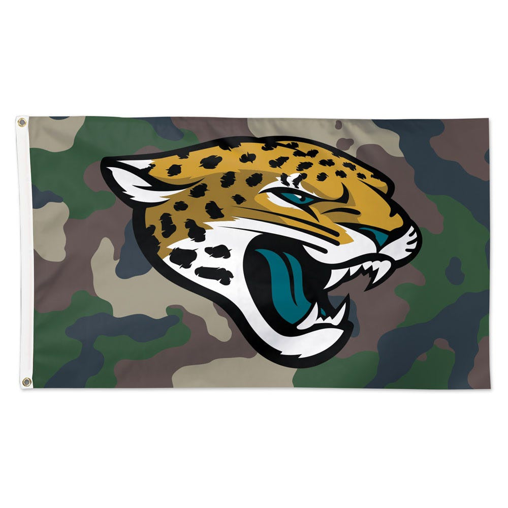 NFL Jacksonville Jaguars WinCraft CAMO Deluxe Flag 3 x 5 Foot Camo