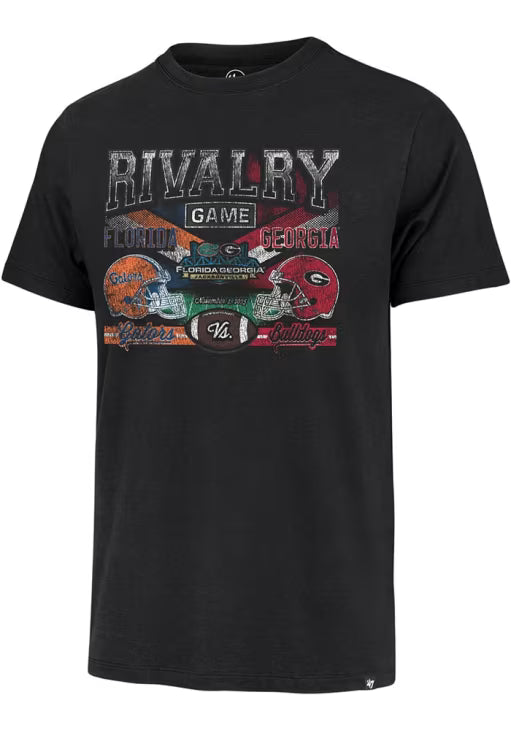 FLORIDA vs GEORGIA RIVALRY FLINT BLACK EVENT REGIONAL FRANKLIN TEE