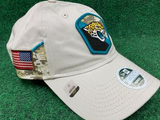 NFL Jacksonville Jaguars 2023 Salute to Service Womens'  New Era 9TWENTY Adjustable Stretch Fit Hat