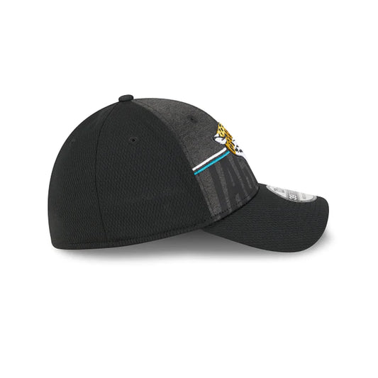 Jacksonville Jaguars New Era 39Thirty Black Training Camp 2023 Flex Fit Hat