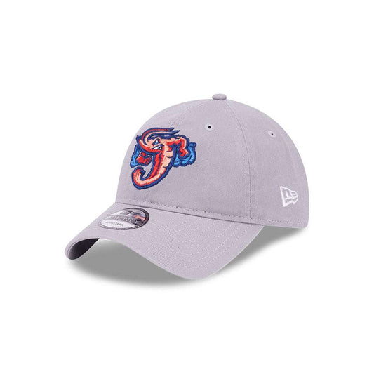 MiLB Jumbo Shrimp New Era 9Twenty Adjustable Grey Hat