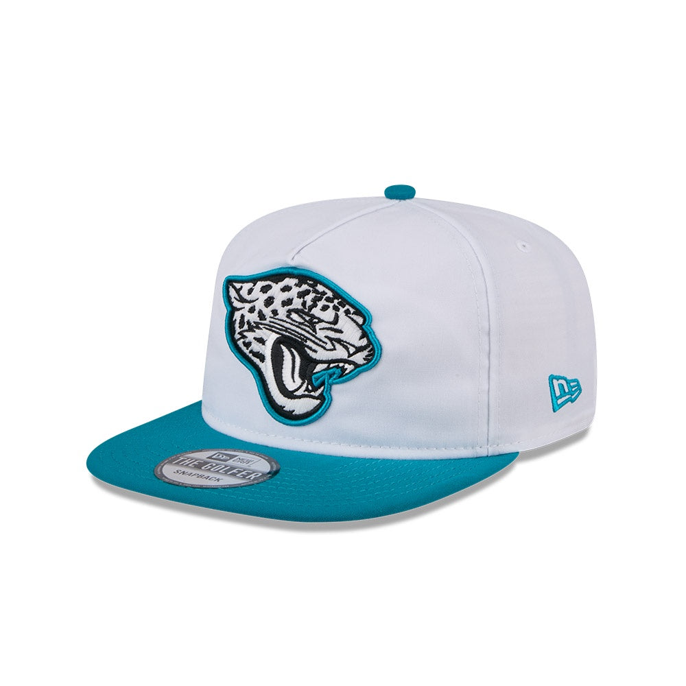 Jacksonville Jaguars New Era 2024 Training Camp "The Golfer" Snapback- White