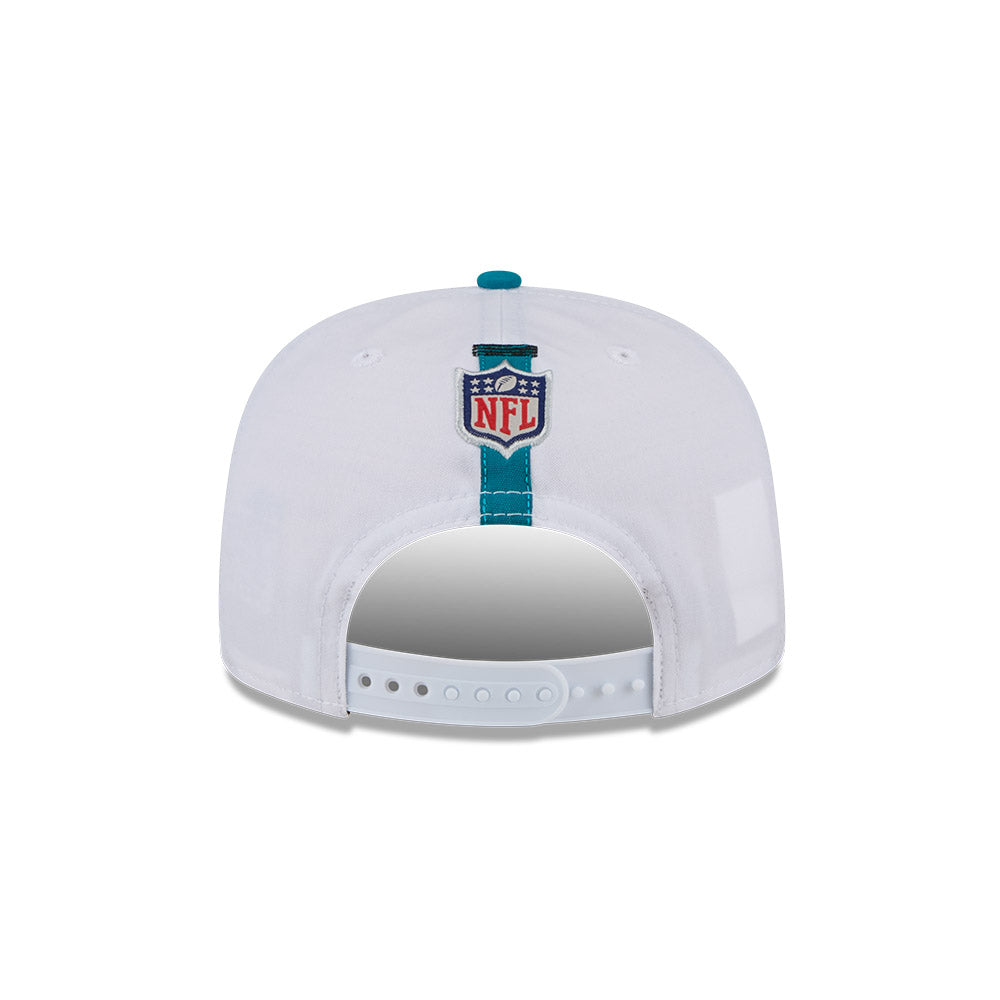 Jacksonville Jaguars New Era 2024 Training Camp "The Golfer" Snapback- White