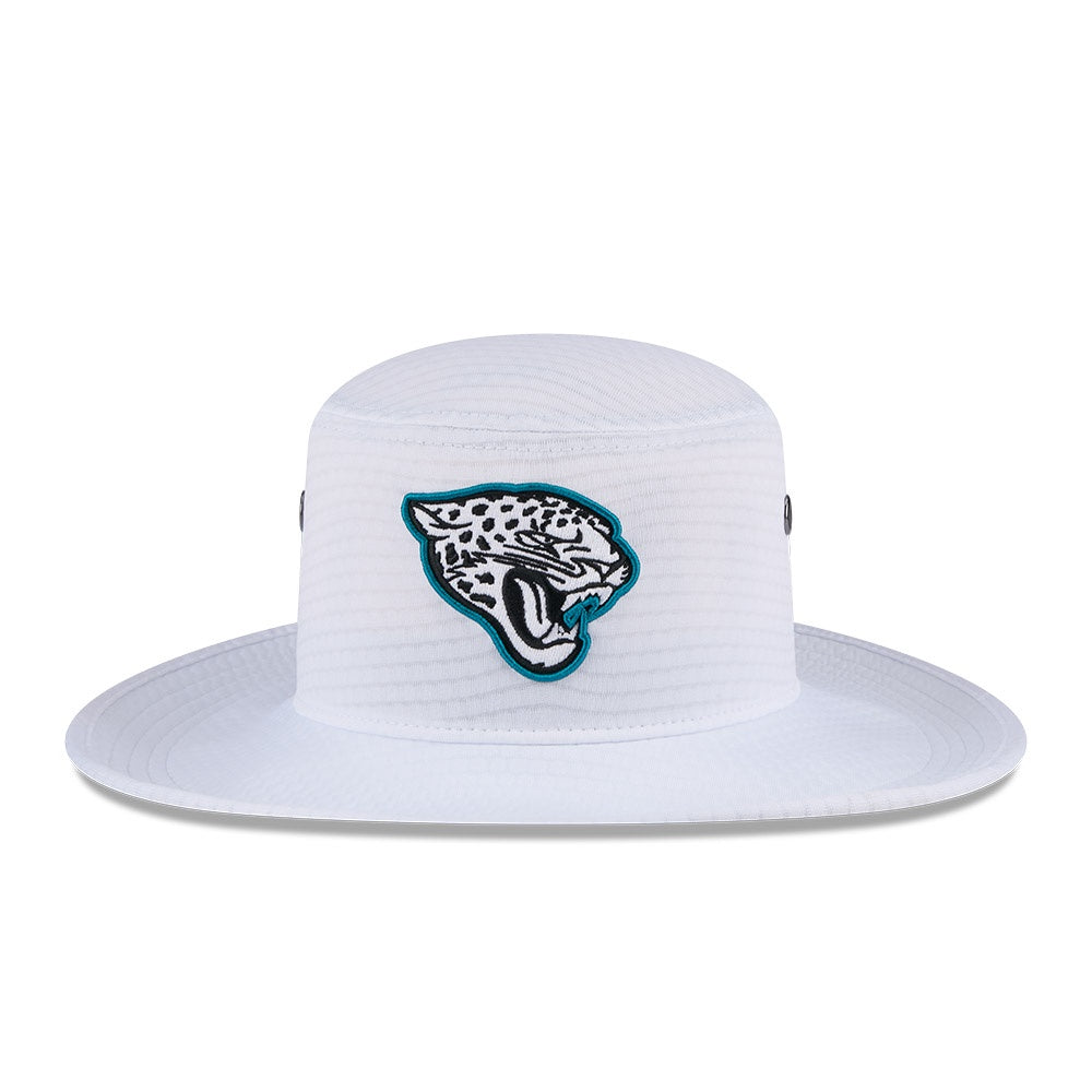 Jacksonville Jaguars New Era 2024 Training Camp Bucket Hat - White