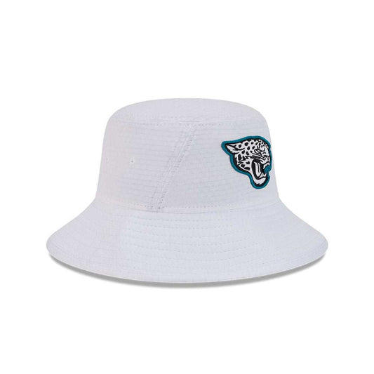 Jacksonville Jaguars New Era 2024 Training Camp Bucket Hat - White
