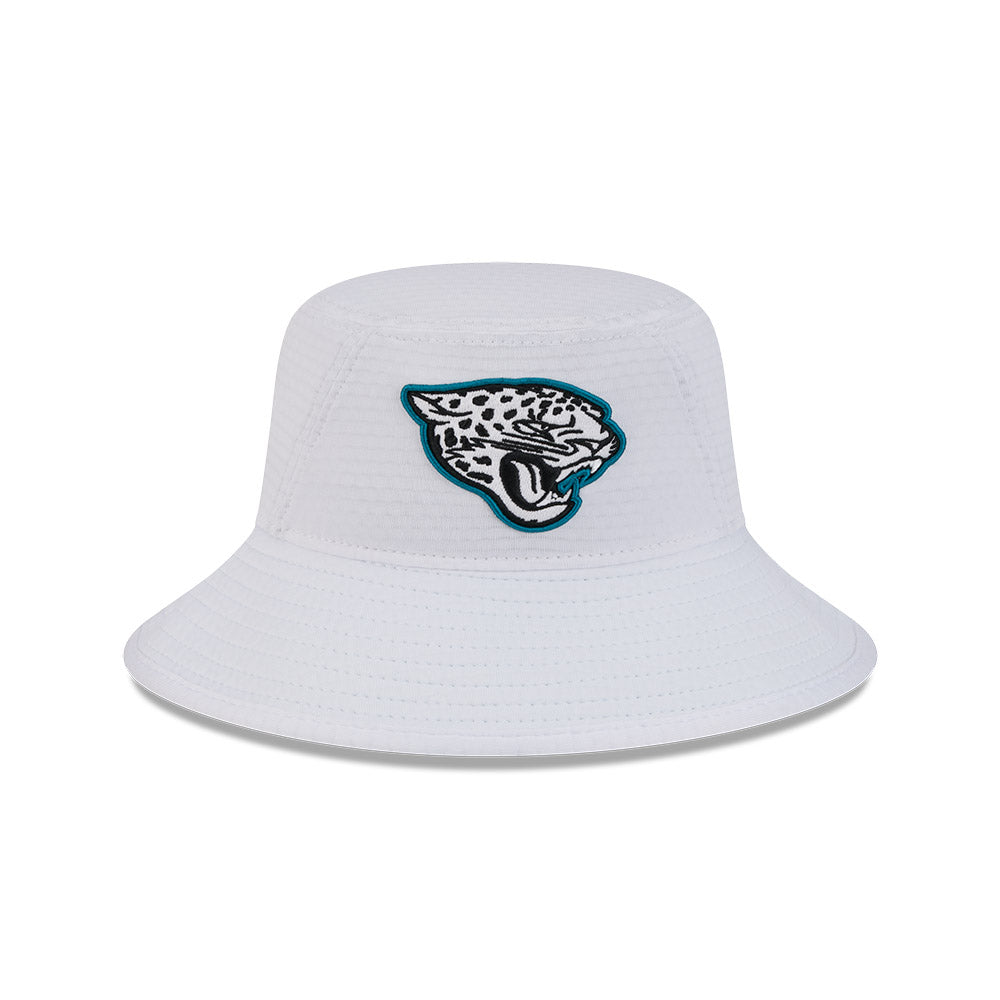Jacksonville Jaguars New Era 2024 Training Camp Bucket Hat - White
