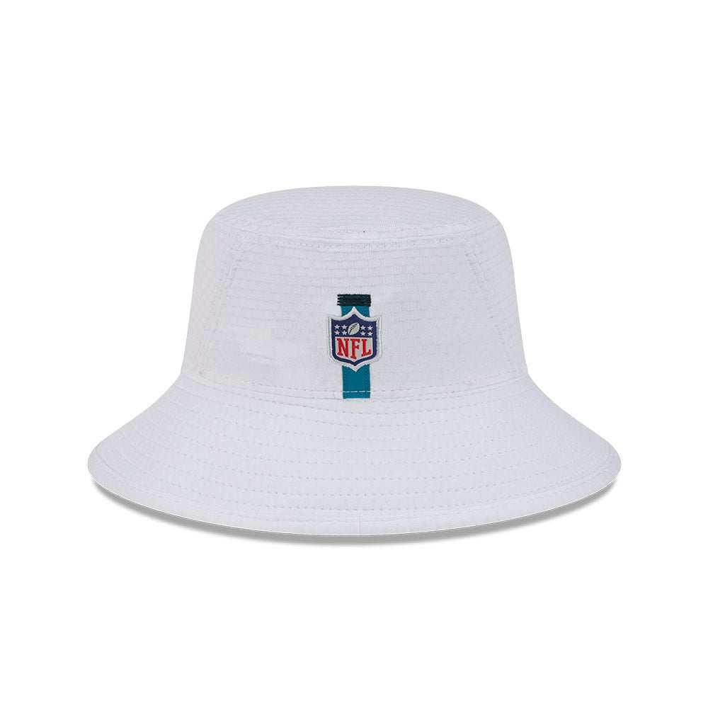 Jacksonville Jaguars New Era 2024 Training Camp Bucket Hat - White