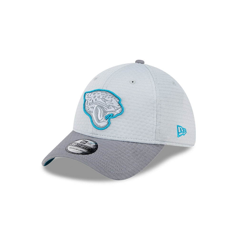 Jacksonville Jaguars New Era 2024 Training Camp 39Thirty Flex Fit- Gray