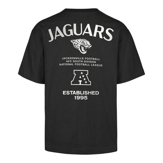 NFL Jacksonville Jaguars '47 Brand Constantine Foundation Black Tee - back