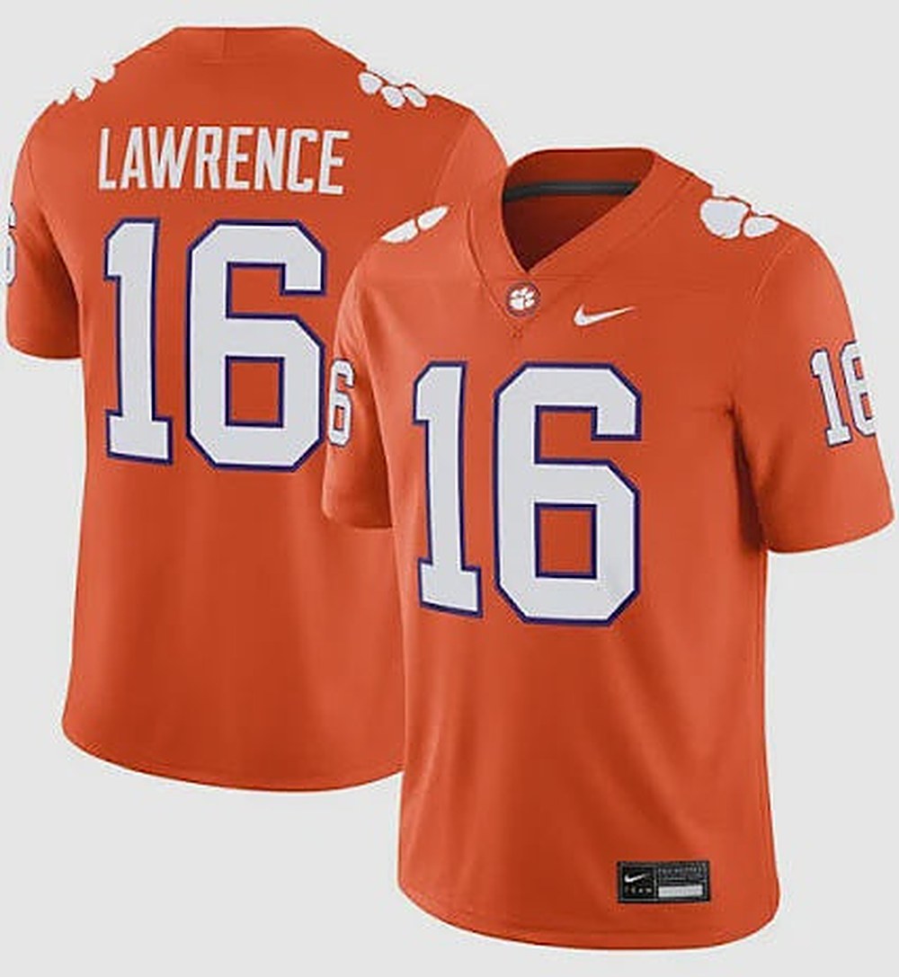 Clemson Tigers Trevor Lawrence Nike Alumni Game Jersey - Orange