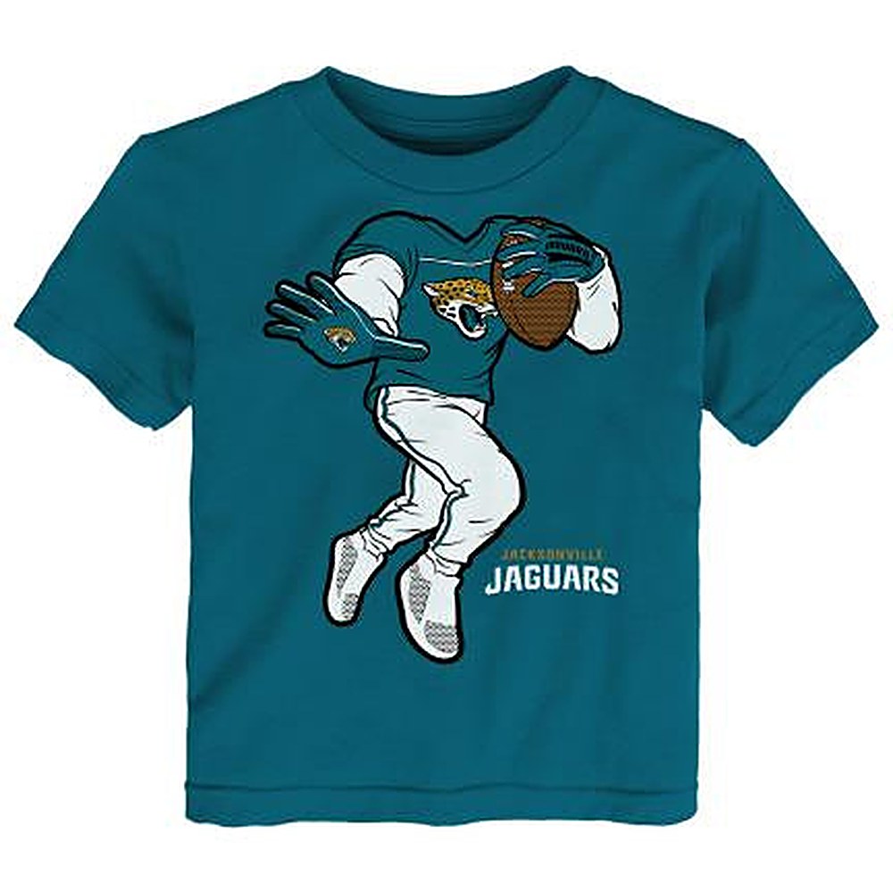Jacksonville Jaguars Toddler Stiff Arm T-Shirt - Teal