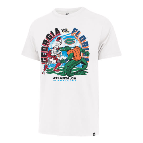 NCAA Georgia vs Florida '47 Brand White Wash 2026 Rivalry Event Regional Franklin Tee Men