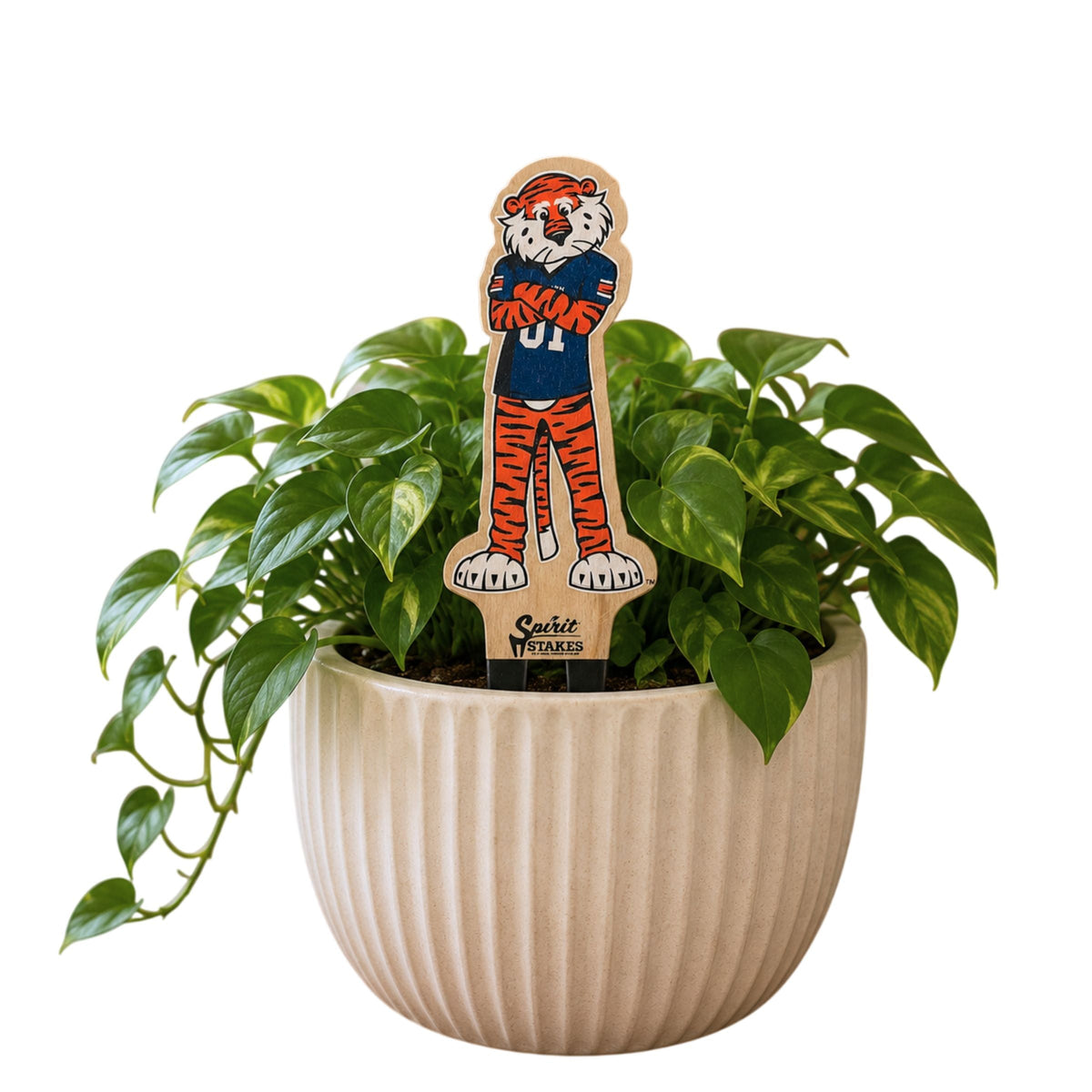 Auburn Mascot Color Plant Stake