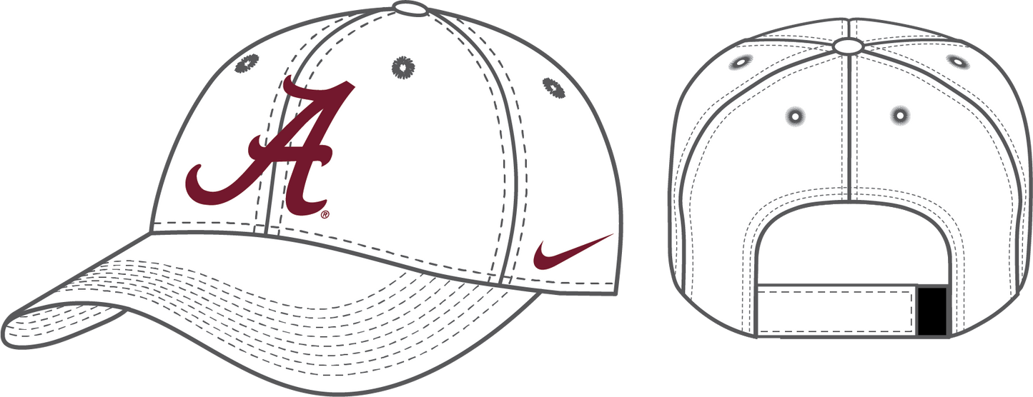 NCAA Alabama Crimson Tide Nike Dri-FIT Club Structured Cap