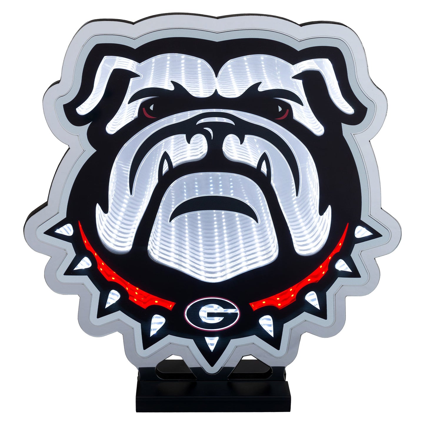 NCAA Georgia Bulldogs Sporticulture LED Infinity Logo Light Dawg