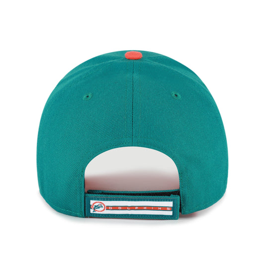 NFL Miami Dolphins '47 Brand KO Script MVP Teal Hat - back