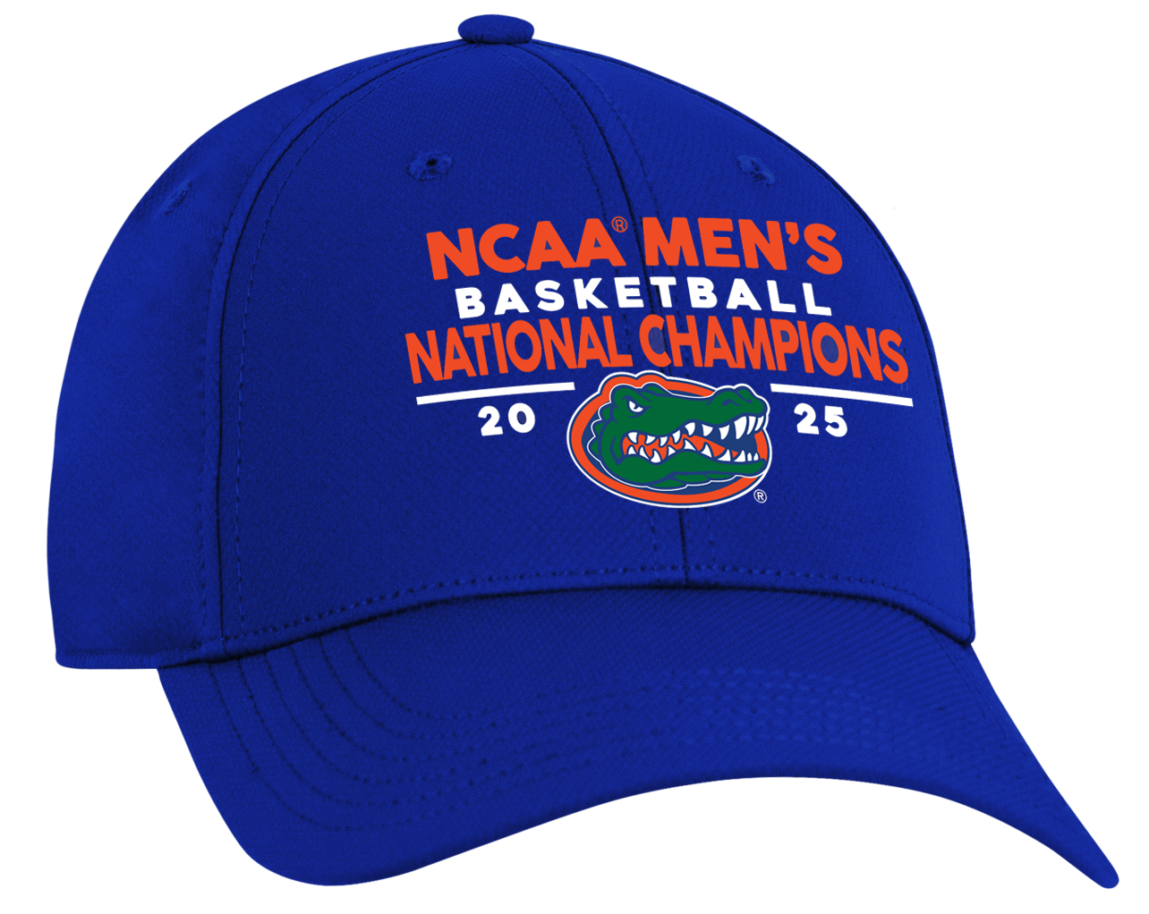 NCAA Mens Basketball 2025 National Champions Florida Gators Stratus Blue Hat