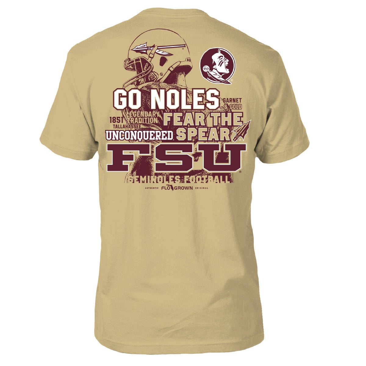 NCAA Florida State Seminoles FloGrown Rally Poster Player Tee