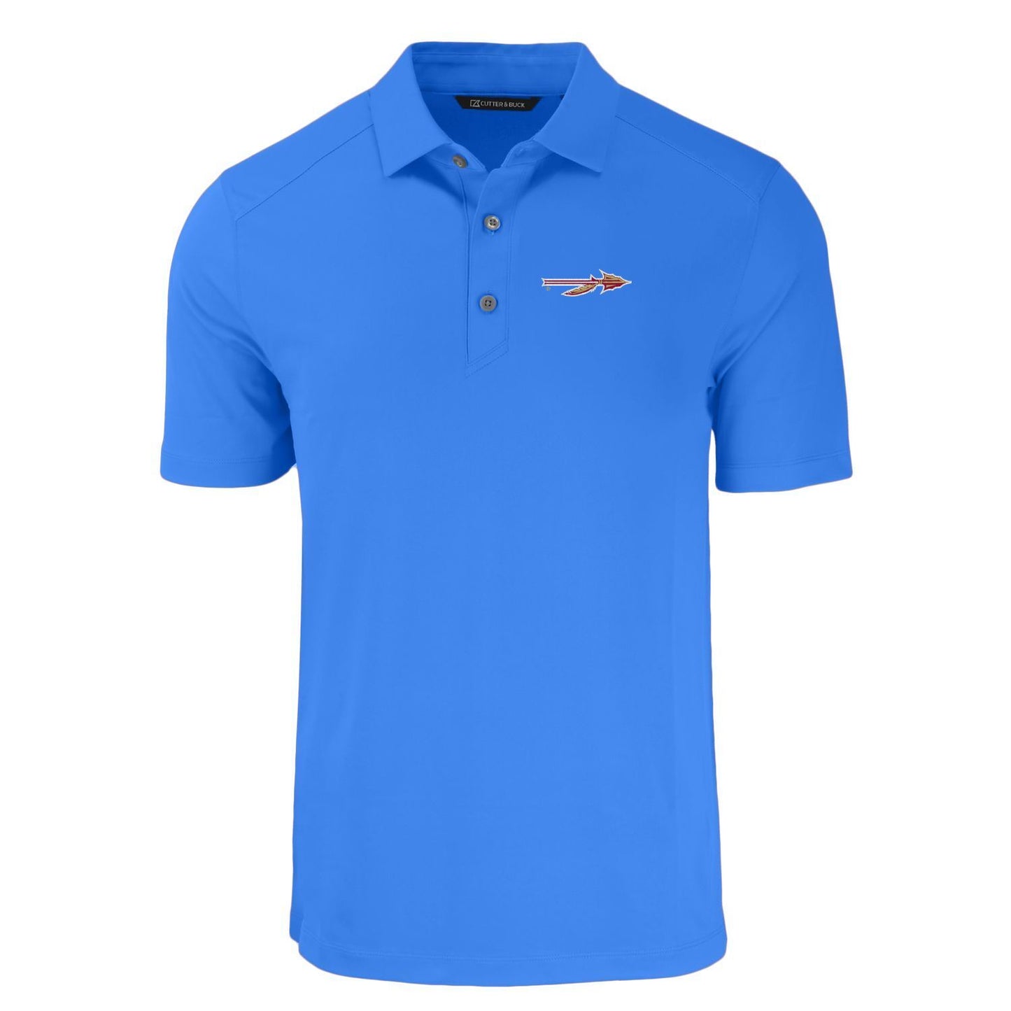 NCAA Florida State Seminoles Cutter & Buck Digital Forge Recycled Four-Way Stretch Mens Polo
