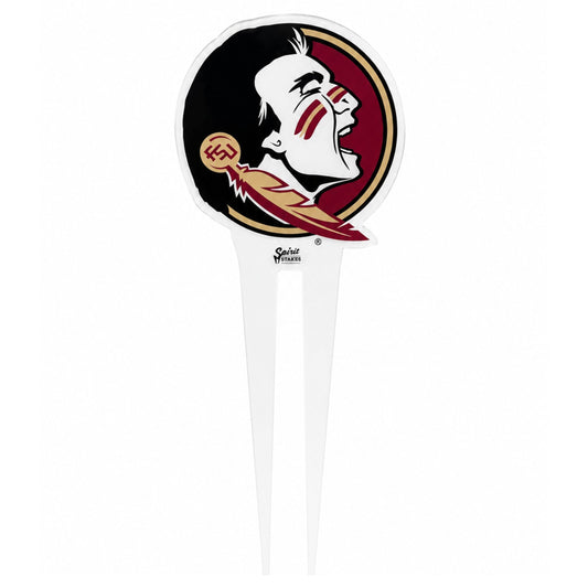 Florida State Seminole Head Medium Garden Stake