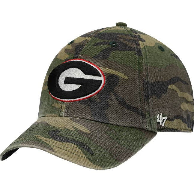 Georgia Bulldogs 47 Brand Camo Core Clean Up Hat - officially licensed fan gear