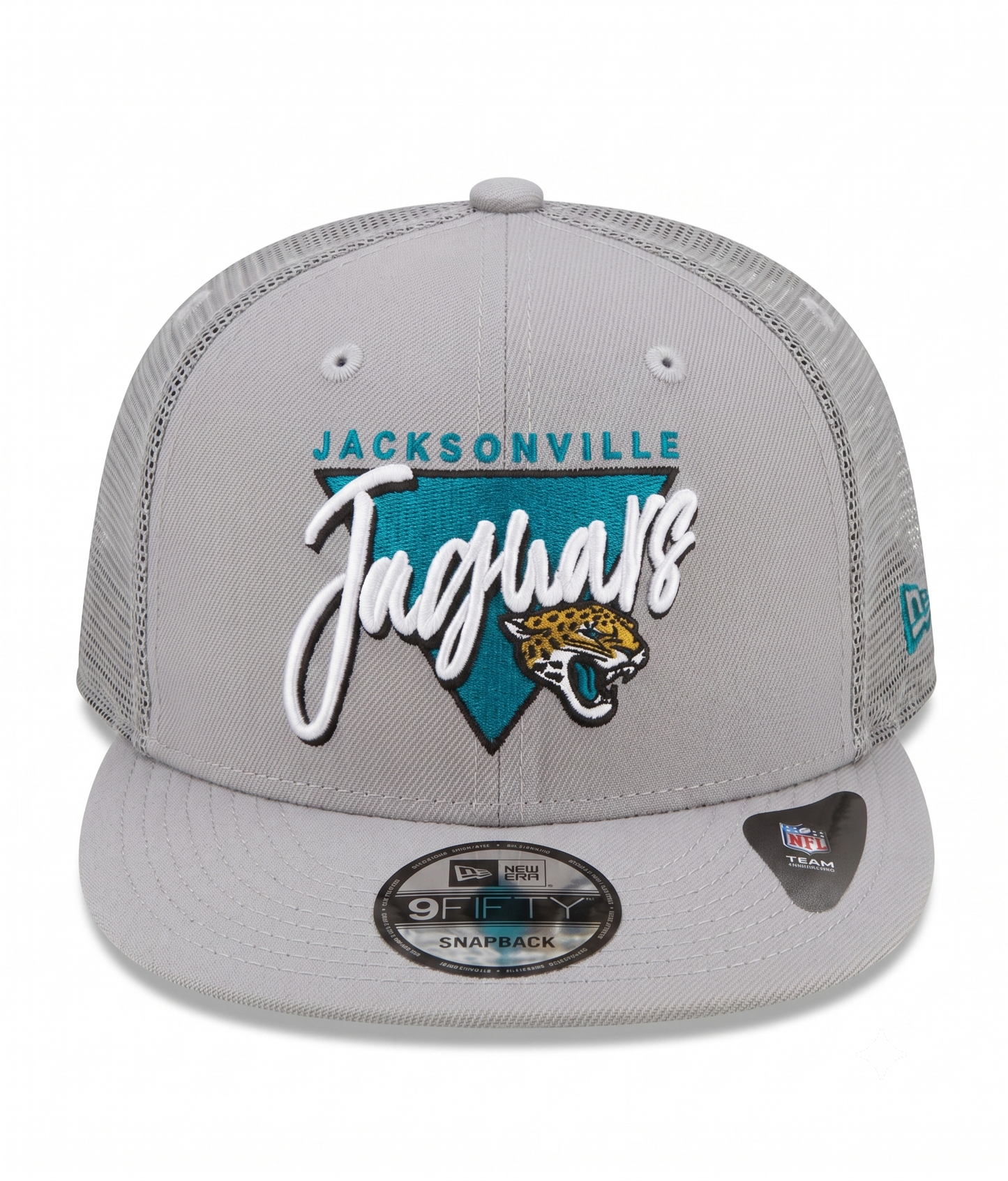 Jacksonville Jaguars New Era 9Fifty Low Profile Custom Grey Script Mesh Hat