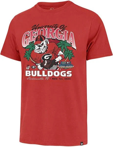 FLORIDA/GEORGIA RIVALRY RACER RED EVENT REGIONAL FRANKLIN TEE M - officially licensed fan gear