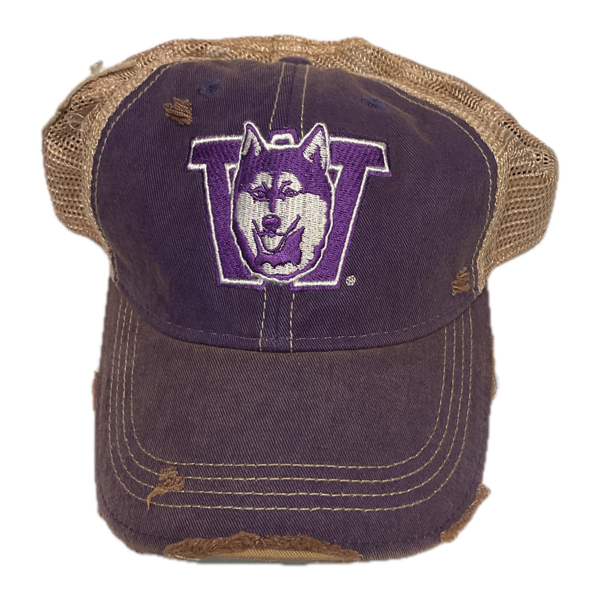 Washington Huskies mesh trucker hat