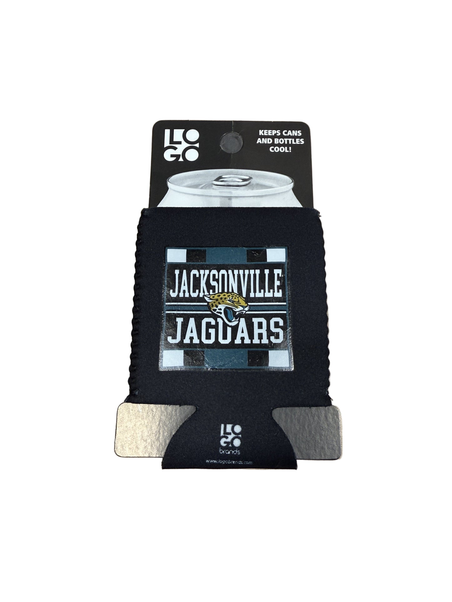 Jacksonville Jaguars Black Logo Koozie