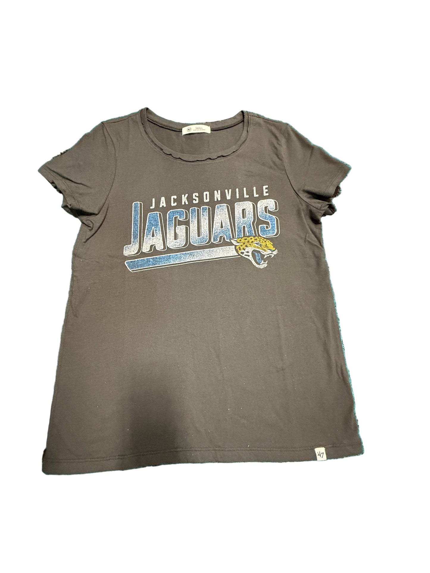 Jacksonville Jaguars Pep Up Frankie Tee Women's Black T-shirt