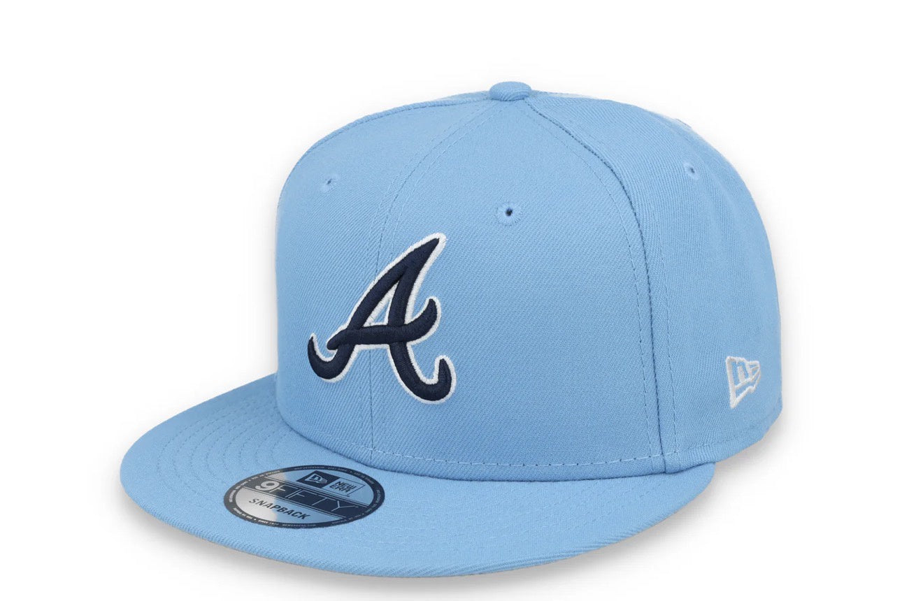 Atlanta Braves MLB New Era Sky 9Fifty Snapback Hat
