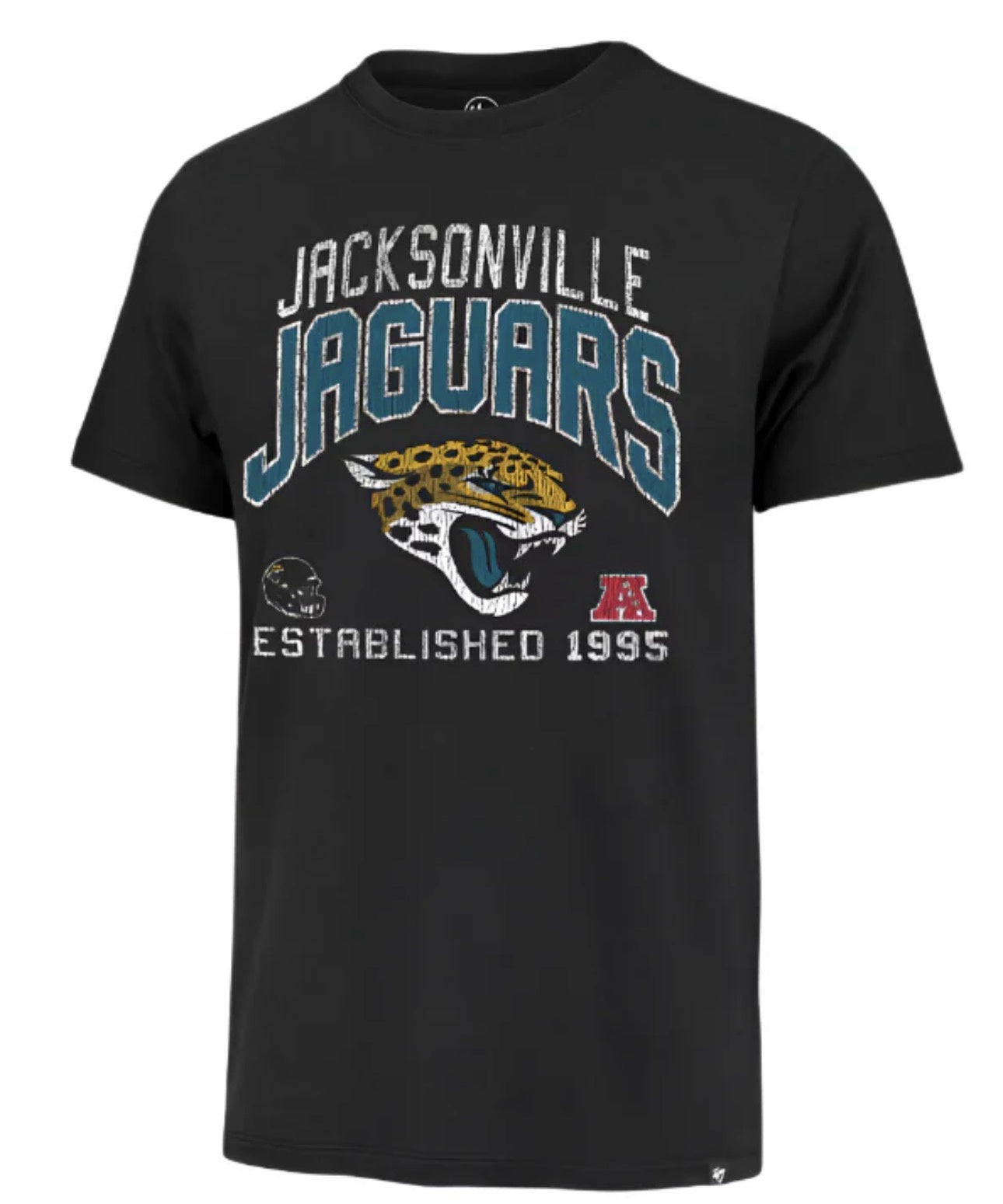 Jacksonville Jaguars '47 Brand Men's Turned Up Turned Up T-Shirt