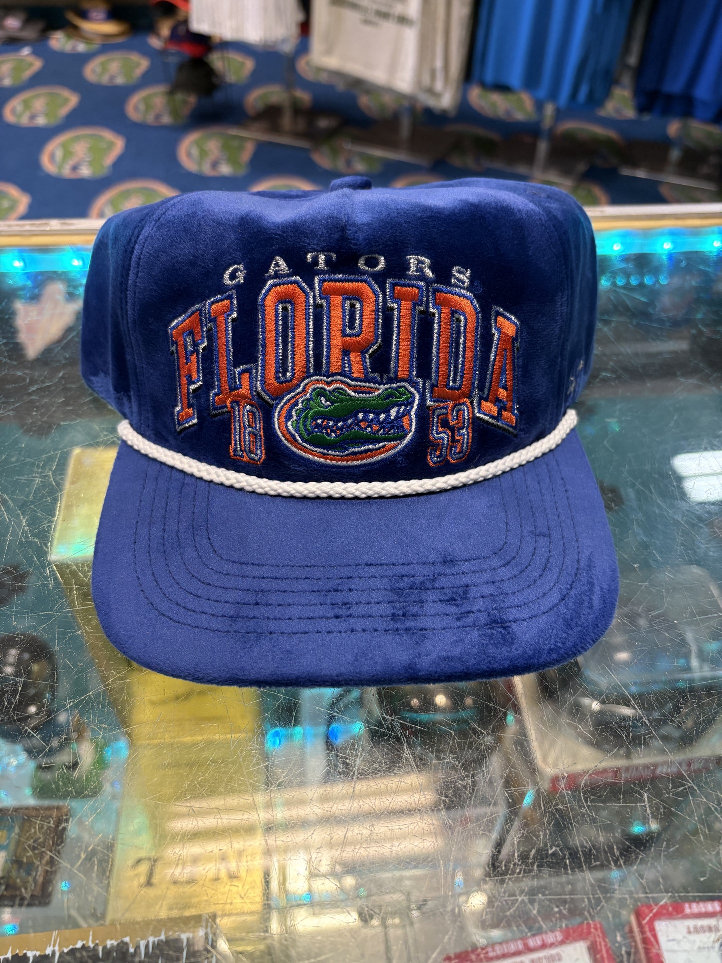 Florida Gators 47 Brand Royal Velvet corduroy Golfer Snap