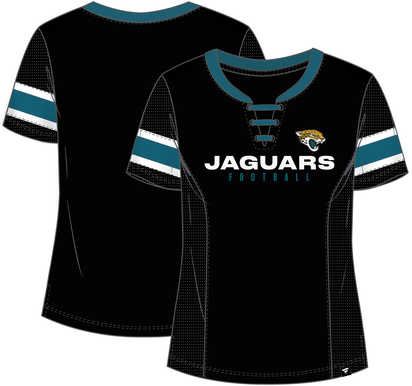 Jacksonville Jaguars - FANATICS DRAW PLAY ATHENA Black Lace Jersey Shirt