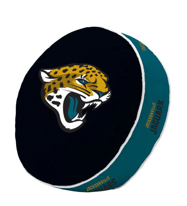 Jacksonville Jaguars LogoBrands Puff Pillow