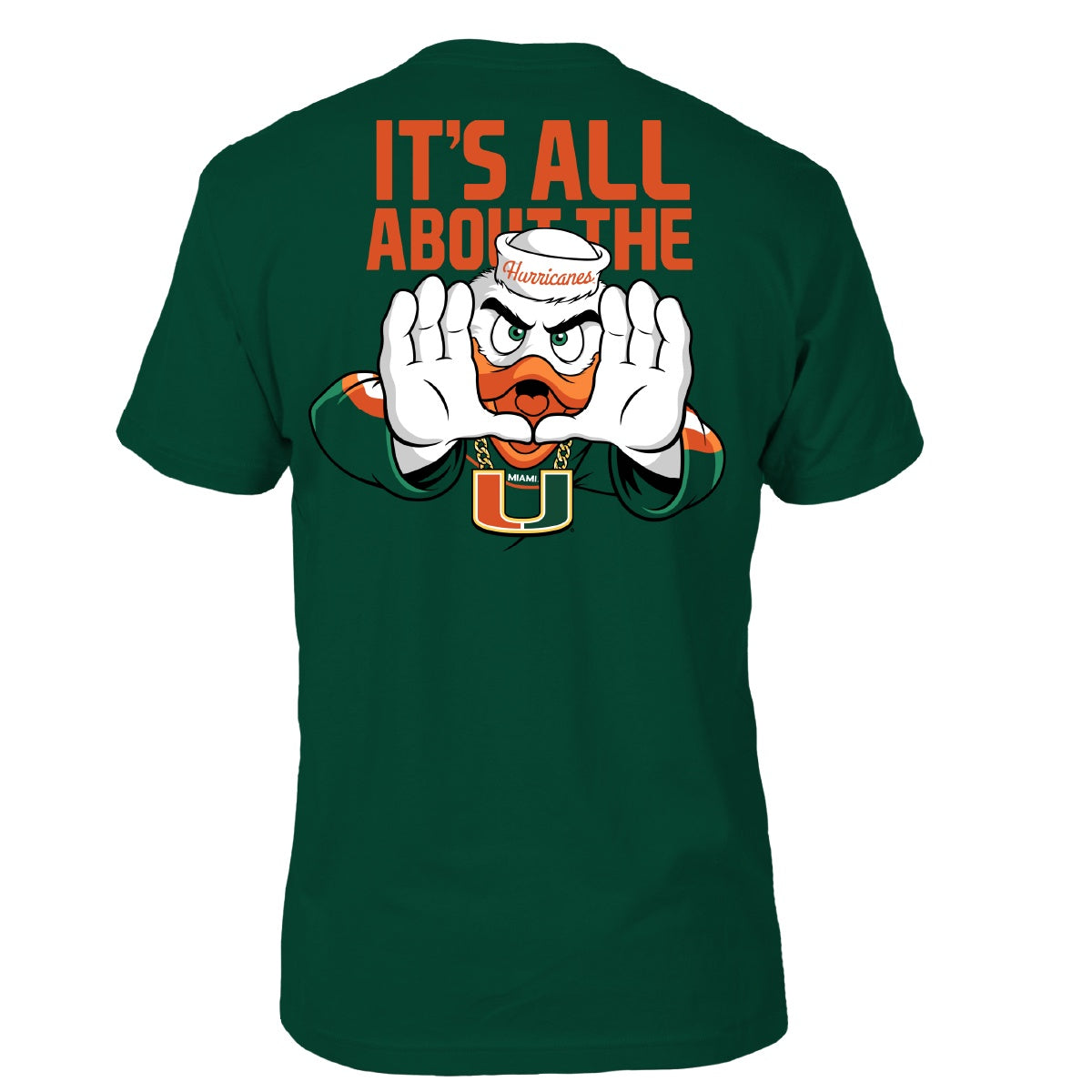 NCAA Miami Hurricanes FloGrown Vintage Mascot Tee