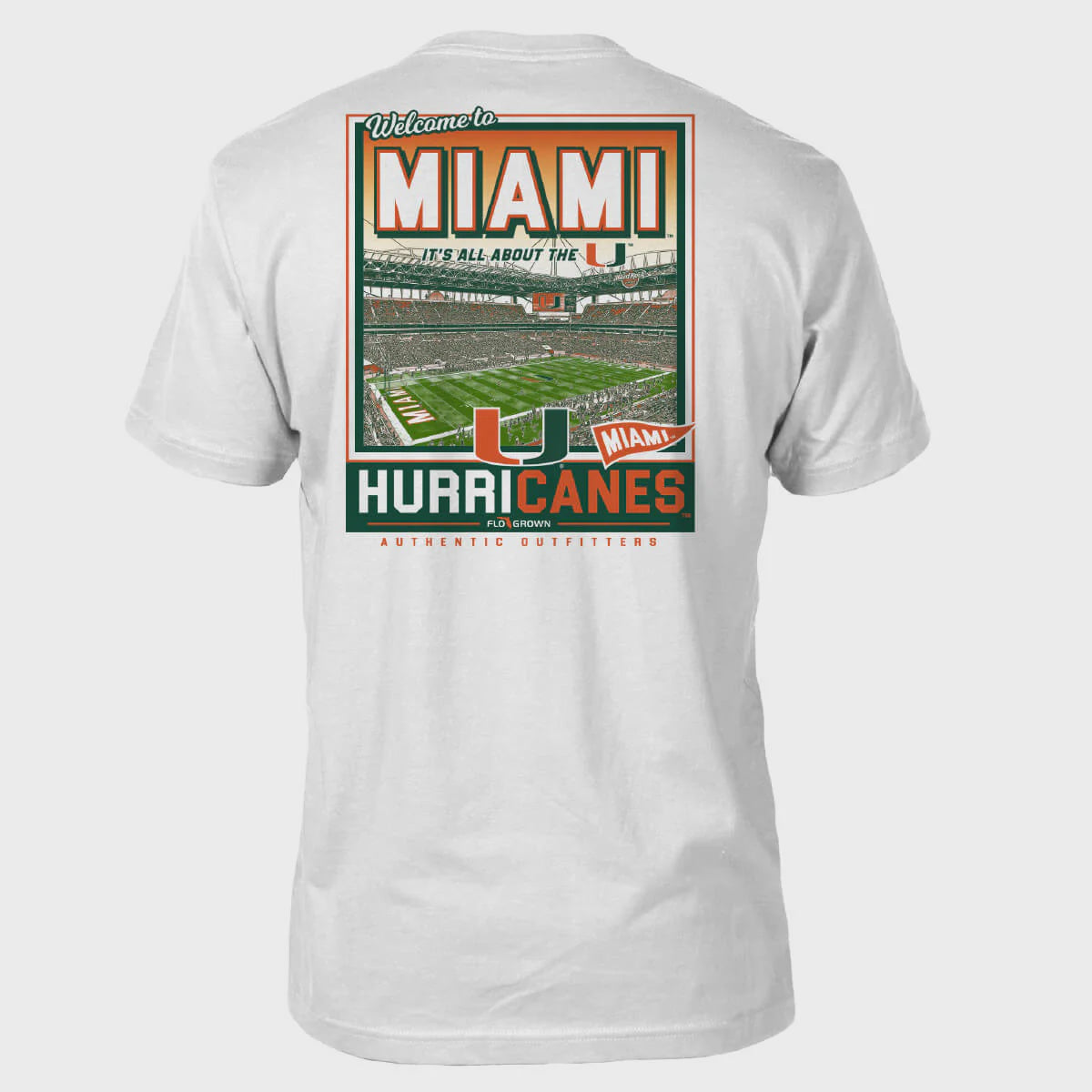 NCAA Miami Hurricanes FloGrown Stadium Gameday Tee