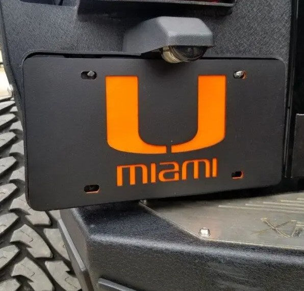 University of Miami Hurricanes Gameday Ironworks 2 Piece Tag - officially licensed fan gear