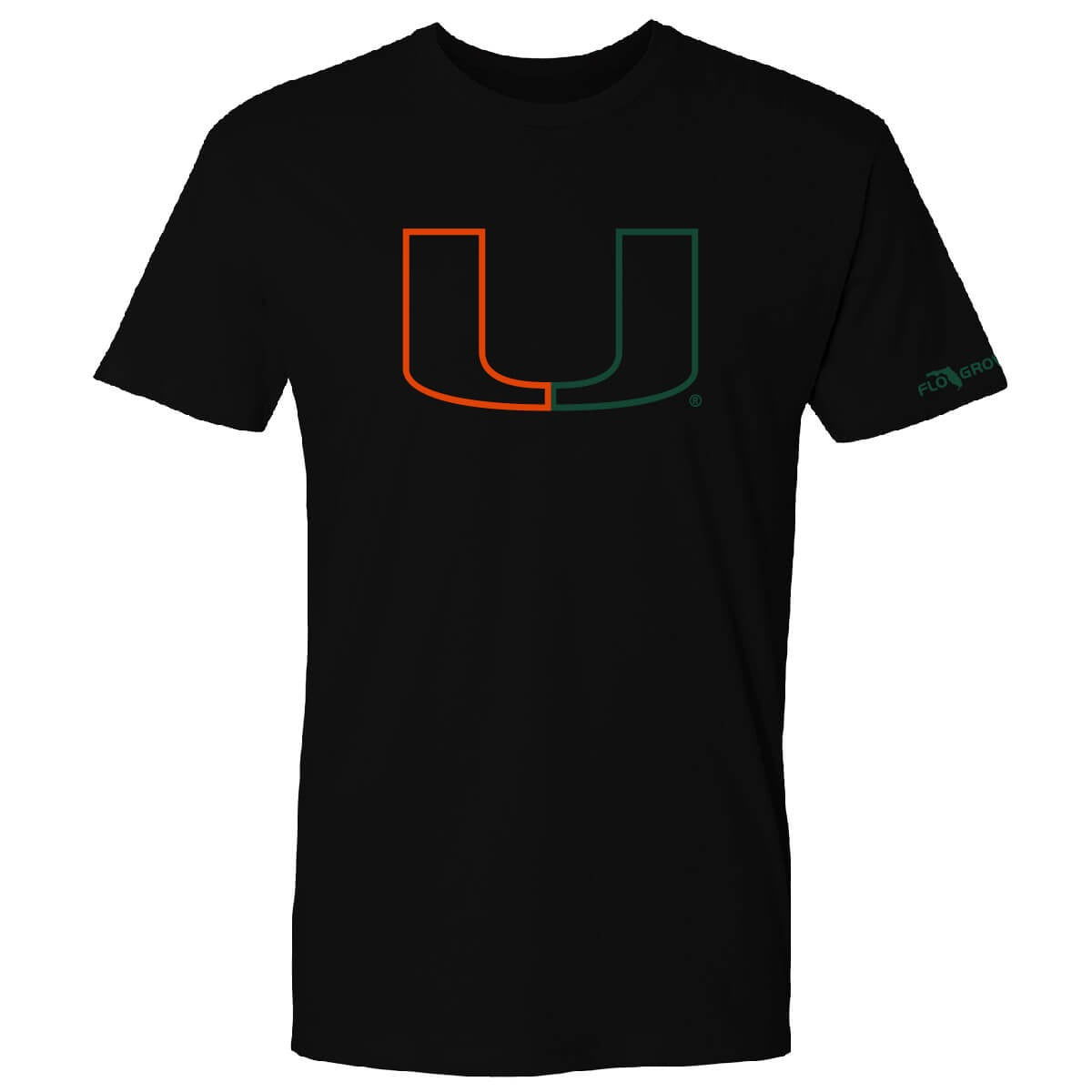 NCAA Miami Hurricanes FloGrown Blackout Tee