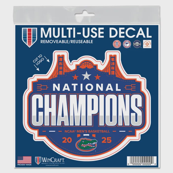 Ncaa Division 1 Basketball Champions Florida Gators College Football Playoffs All Surface Decal